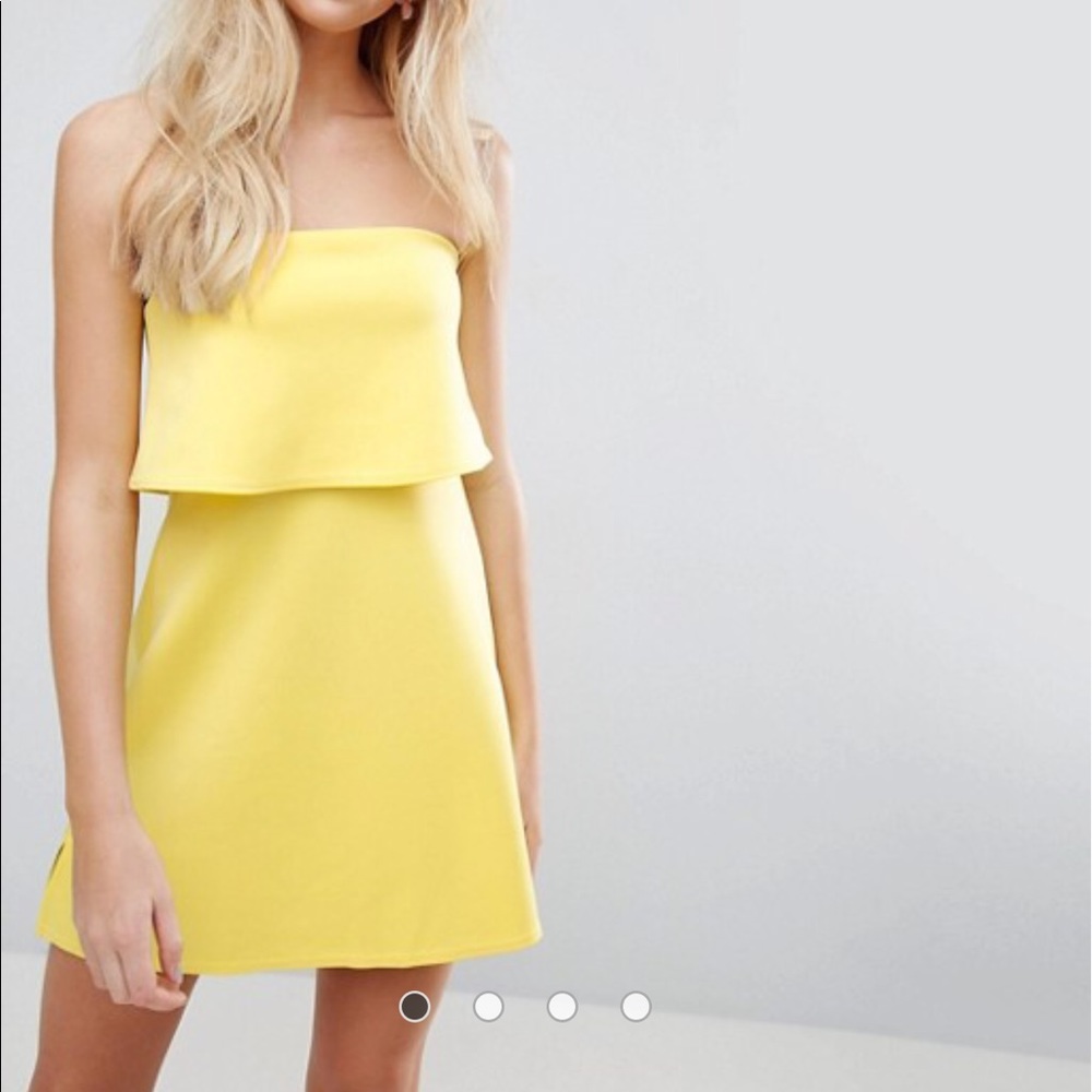 ASOS Strapless Scuba Dress Size 6
